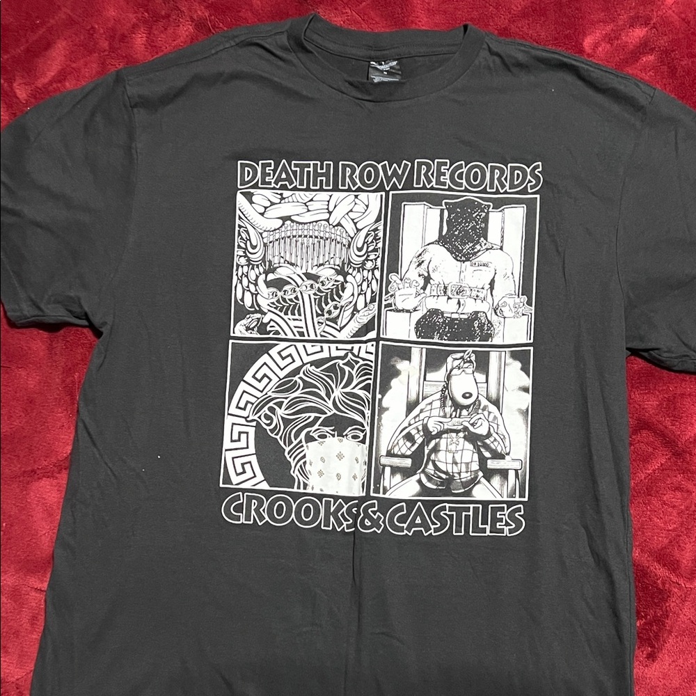Crooks & Castles Black Graphic Tee